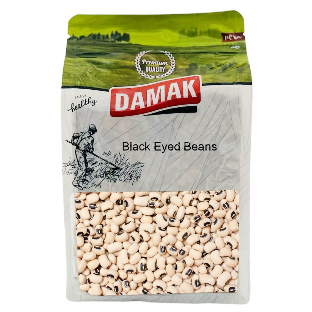 Damak Black Eyed Beans 6x1kg