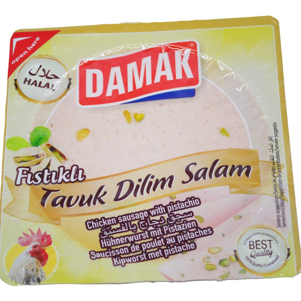 Damak Sliced Chicken Salam with Pistachio 12 x 200g