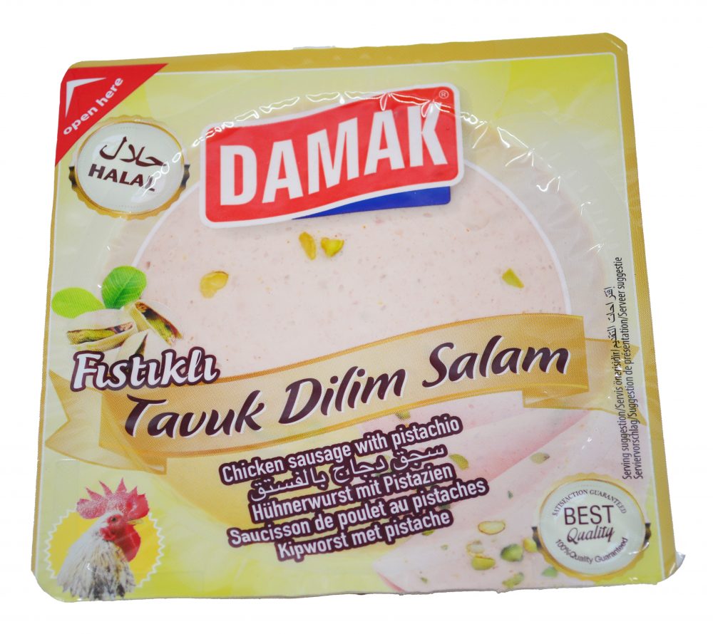 Damak Sliced Chicken Salam with Pistachio 12 x 200g