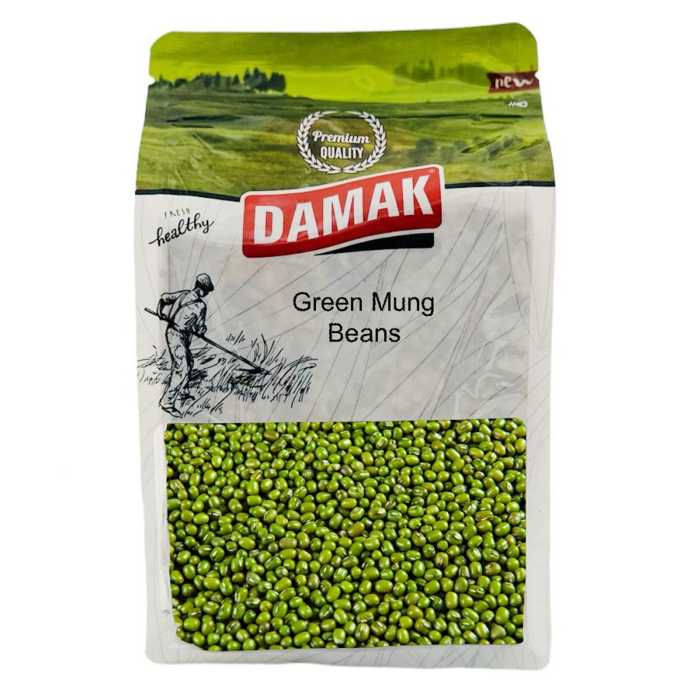 Damak Green Mung Beans 6x1kg