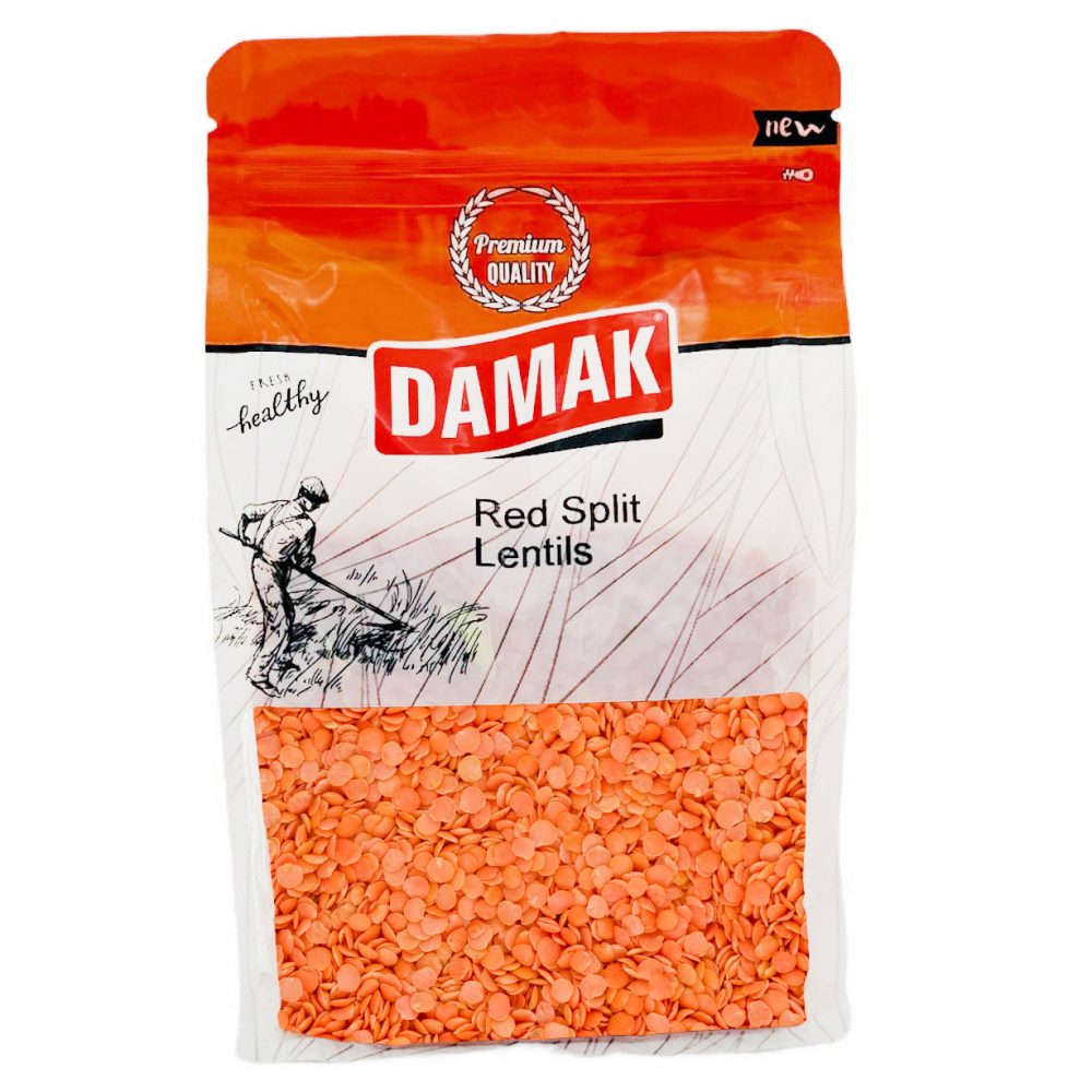 Damak Red Split Lentils 6 x 1kg