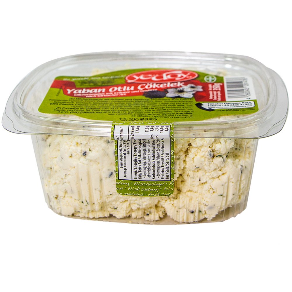 Yedoy Turkish Cottage Cheese With Wild Herbs 12x300g