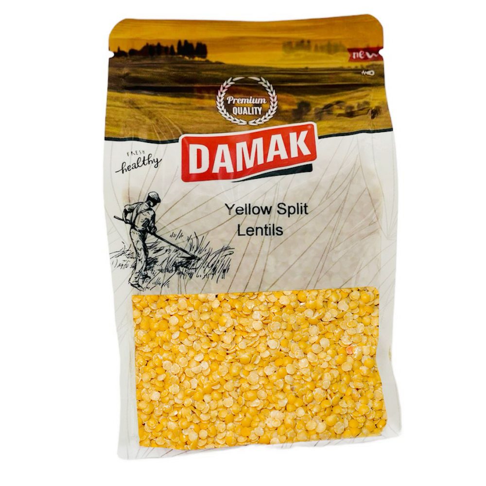 Damak Yellow Split Lentils 6 x 1kg