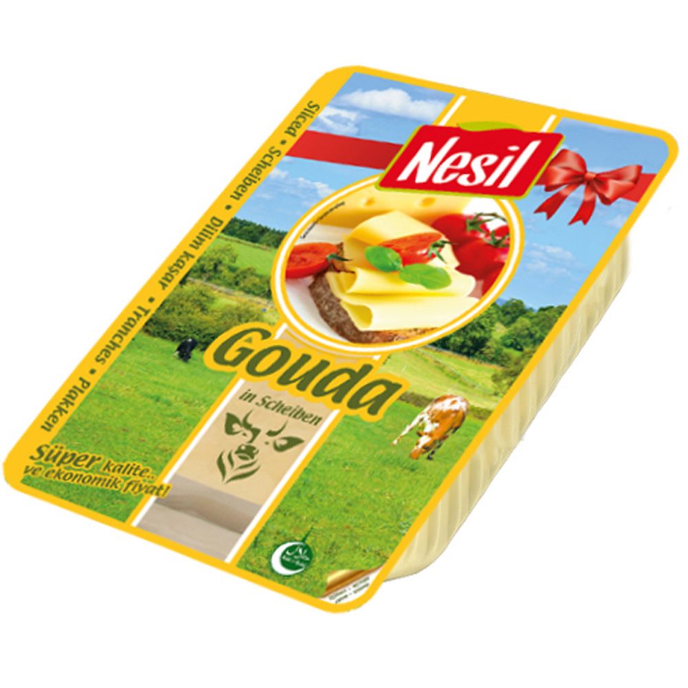 Nesil Gouda Sliced Cheddar Cheese 16x150g