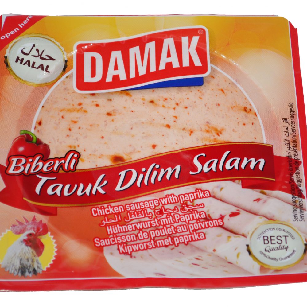Damak Sliced Chicken Salam with Paprika 12 x 200g