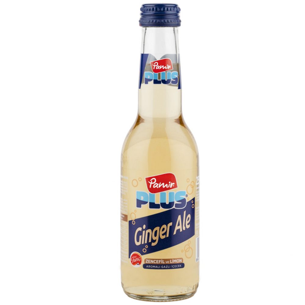 Pamir Plus Ginger & Lemon Flavoured Carbonated Drink 24x250ml