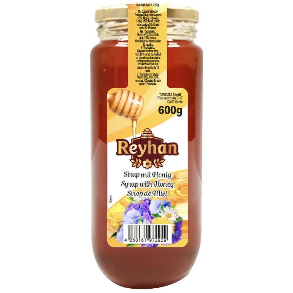 Reyhan Honey With Syrup 12x600g