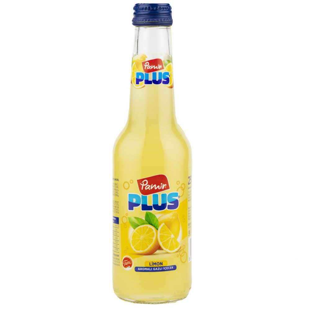 Pamir Plus Lemon Flavoured carbonated Drink 24x250ml