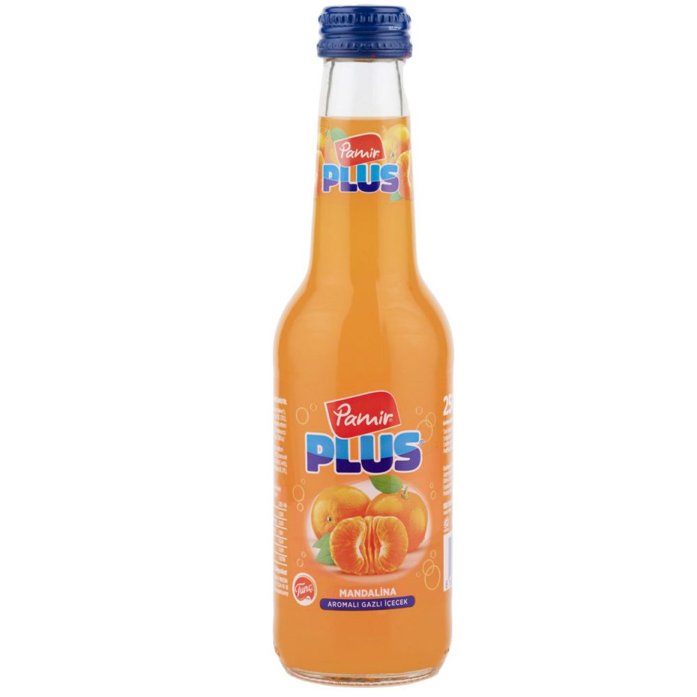 Pamir Plus Mandarin Flavoured Carbonated Drink 24x250ml