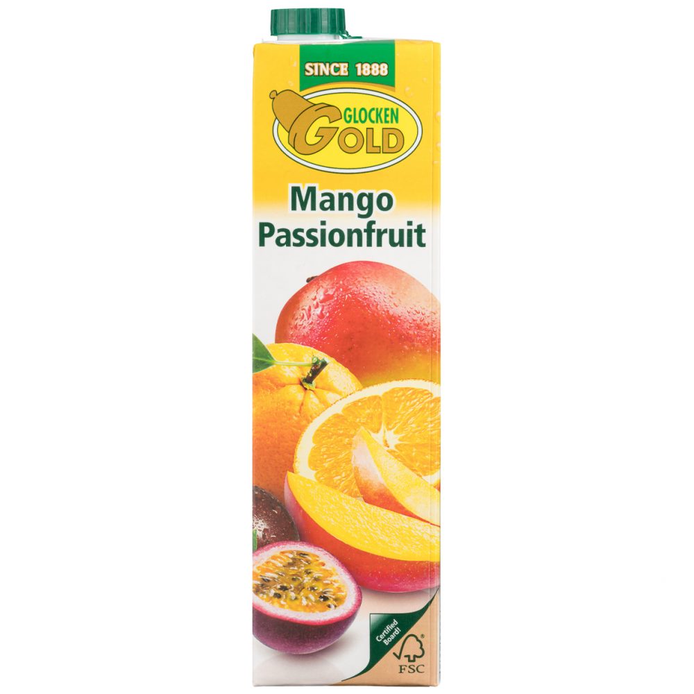 Glocken Gold Mango & Passionfruit Juice 6x1L