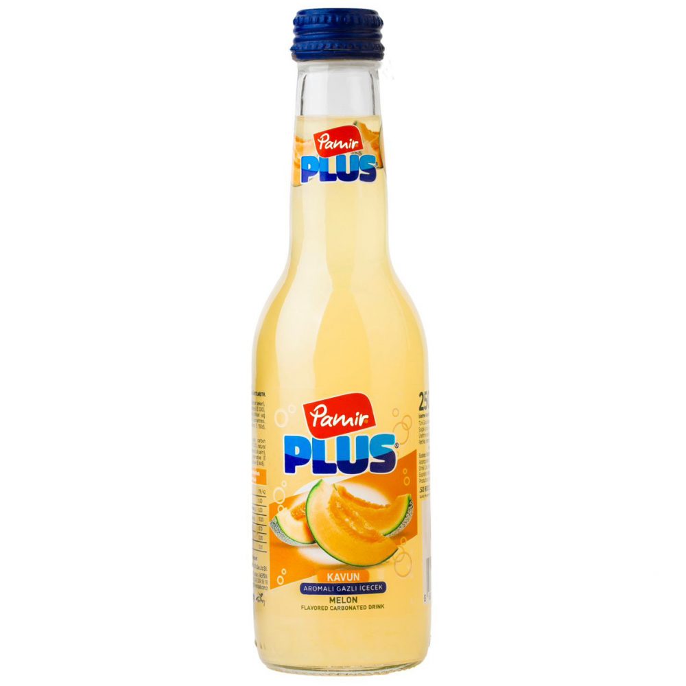 Pamir Plus Melon Flavoured Carbonated Drink 24x250ml