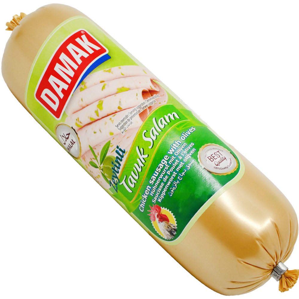 Damak Chicken Salam with Olives 10 x 450g