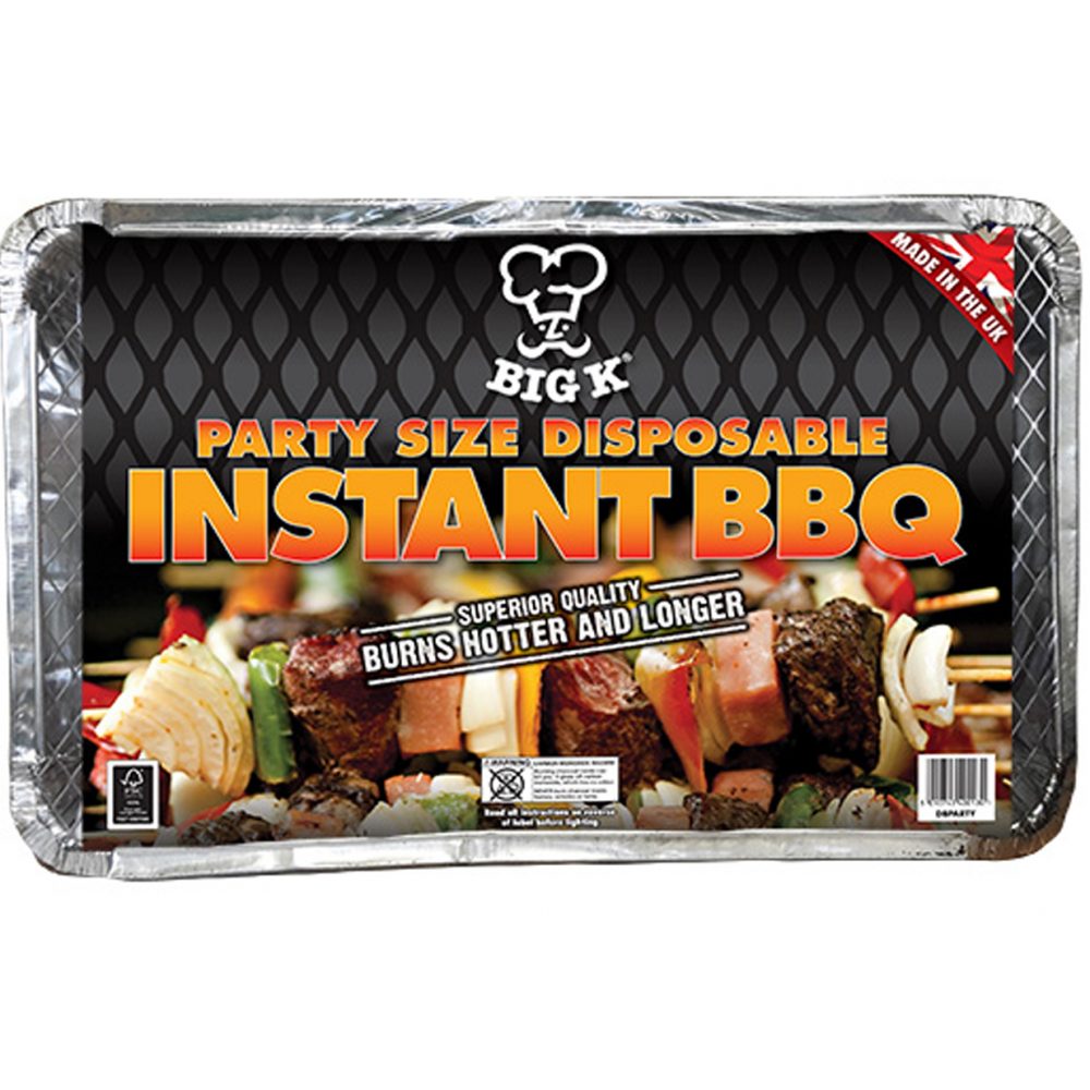 Big K Party Size Instant Disposable BBQ 1x6