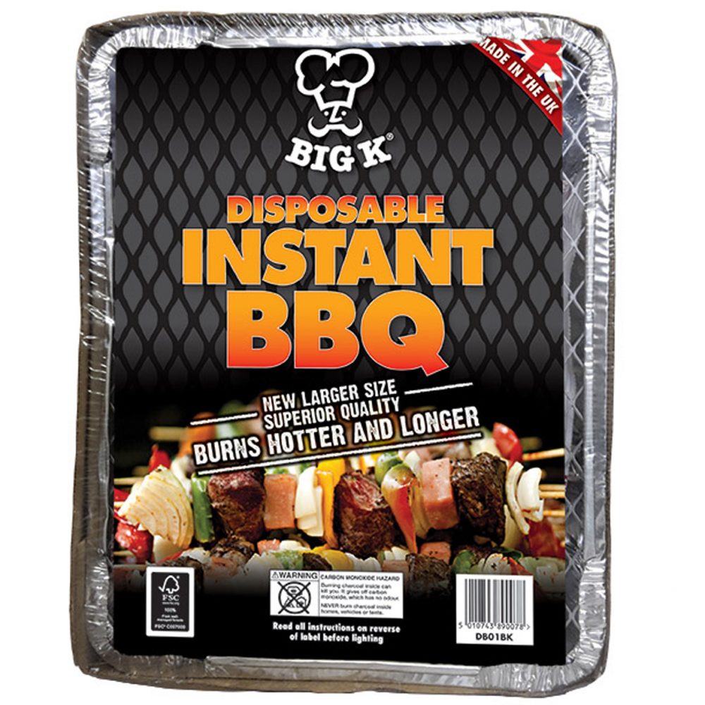Big K Disposable Picnic Instant BBQ 1x10